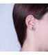 Pendiente Celia verde 18 Ktes