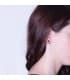 Boucles d'oreilles Sybil Or Blanc 18K Rubis et Diamants