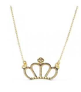Gargantilla Corona 18 Ktes