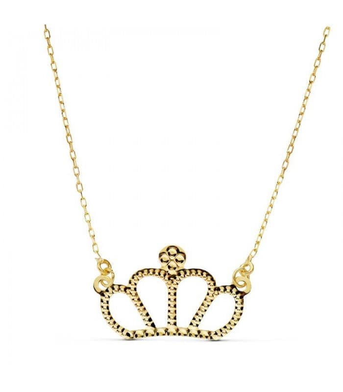Gargantilla Corona 18 Ktes