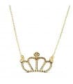 Gargantilla Corona 18 Ktes