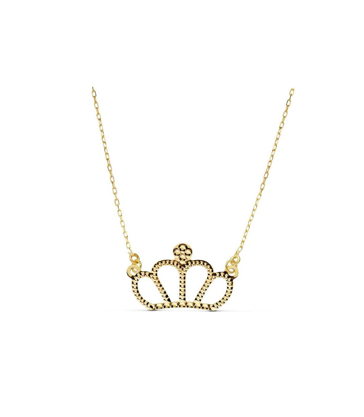 Gargantilla Corona 18 Ktes