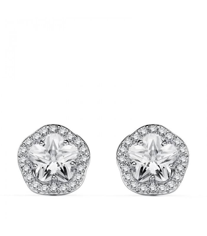 Boucles d'oreilles or blanc Celia 18 Carats