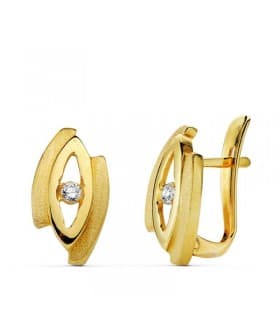Pendientes oro amarillo Anat 18 Ktes