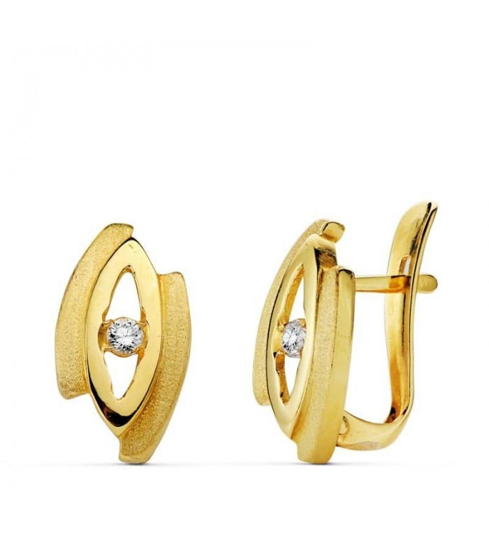 Pendientes oro amarillo Anat 18 Ktes