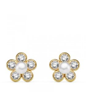 Pendientes oro amarillo Bastet 18 Ktes