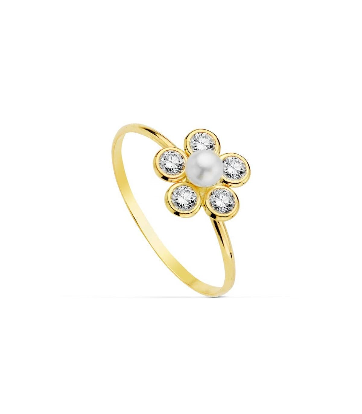 Sortija oro amarillo Bastet 18 Ktes