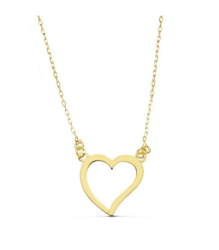 Gargantilla Corazón 18 Ktes
