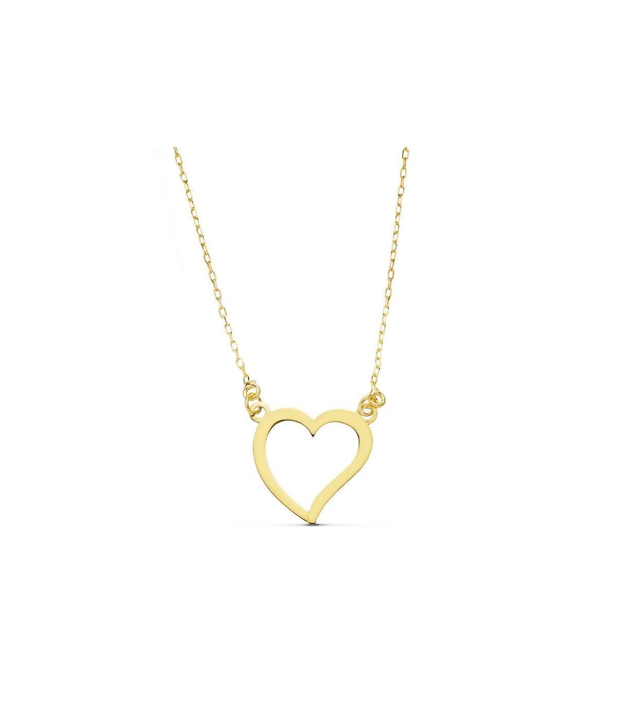 Gargantilla Corazón 18 Ktes
