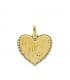 Ciondolo Cuore 18 Kt «Te quiero» (Ti amo) 15 mm