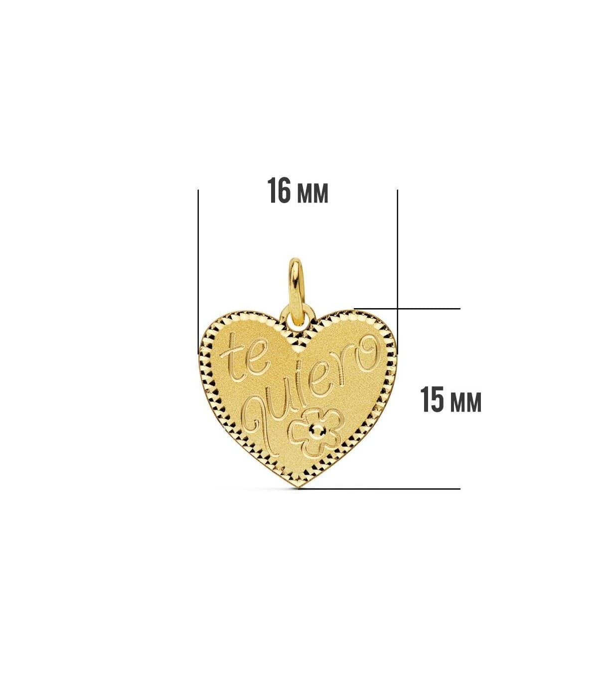 Colgante Corazón 18 Ktes
