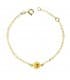 Pulsera bebé oro 18 ktes Sol