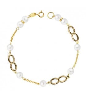 Pulsera Yerai oro 18 ktes