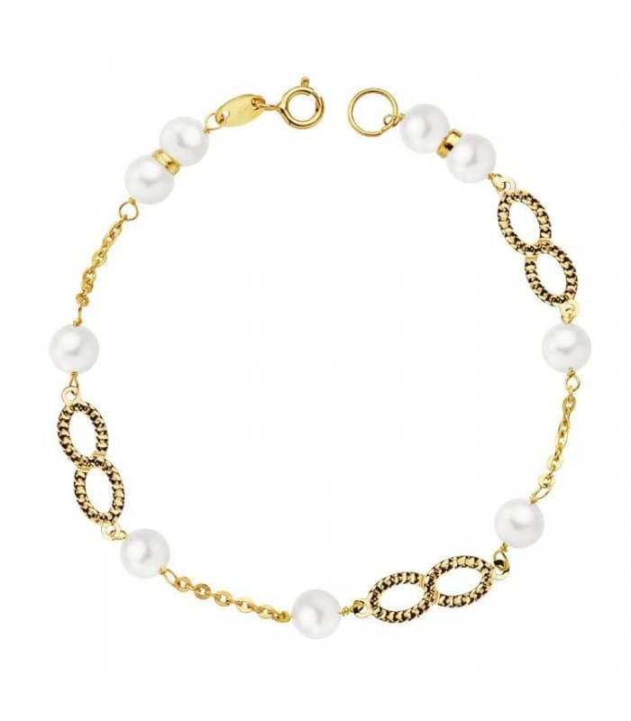 Pulsera Yerai oro 18 ktes