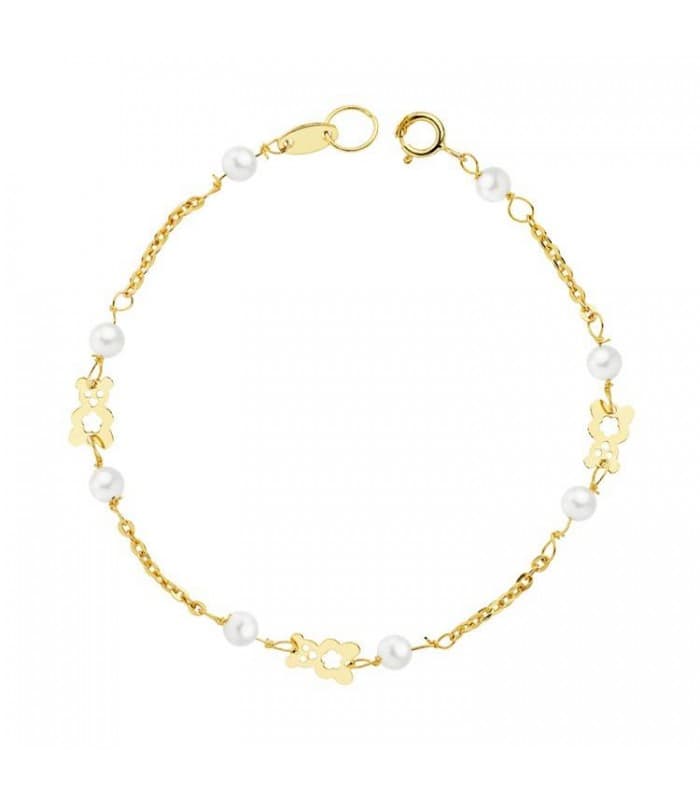 Pulsera oro Perdita. Regalos y joyas de comunión para niñas.
