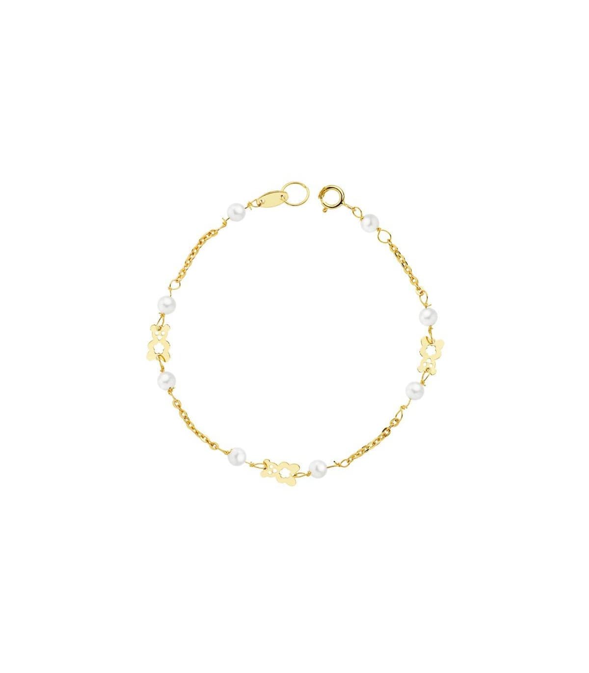 Pulsera oro Perdita. Regalos y joyas de comunión para niñas.