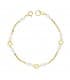 Pulsera niña oro 18k juego joyas primera comunion perlas