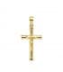 Cruz Cristo lisa 18 Ktes 21mm
