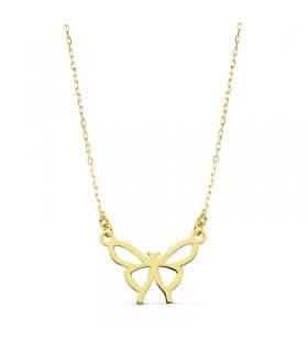 Gargantilla Butterfly 18 Ktes