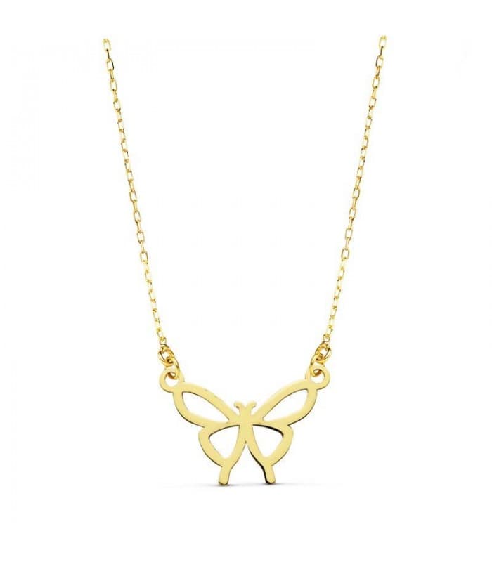 Gargantilla Butterfly 18 Ktes