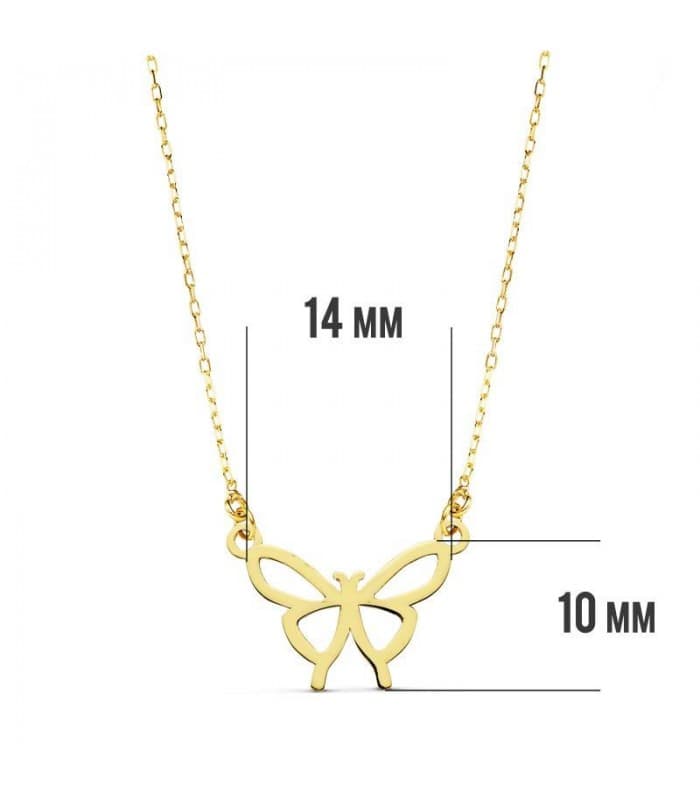 Collier Butterfly 18 Carats