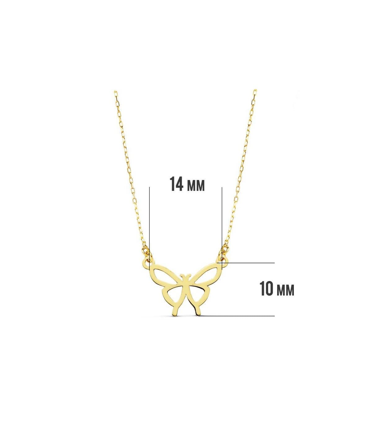 Collier Butterfly 18 Carats