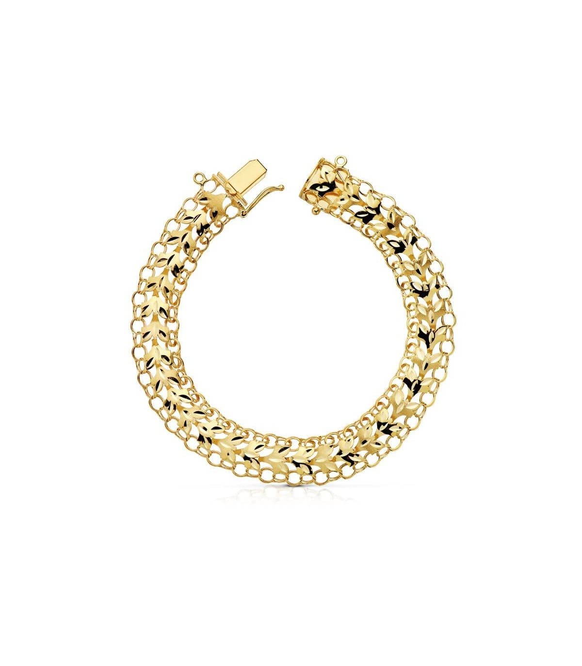 Bracelet Princesse 20 cm or jaune 18K