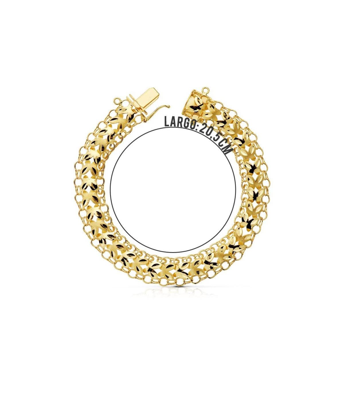 Bracelet Princesse Yurena 20.5 cm or 18 carats