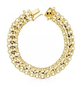 Bracelet Princesse Yurena 20 cm or 18 carats