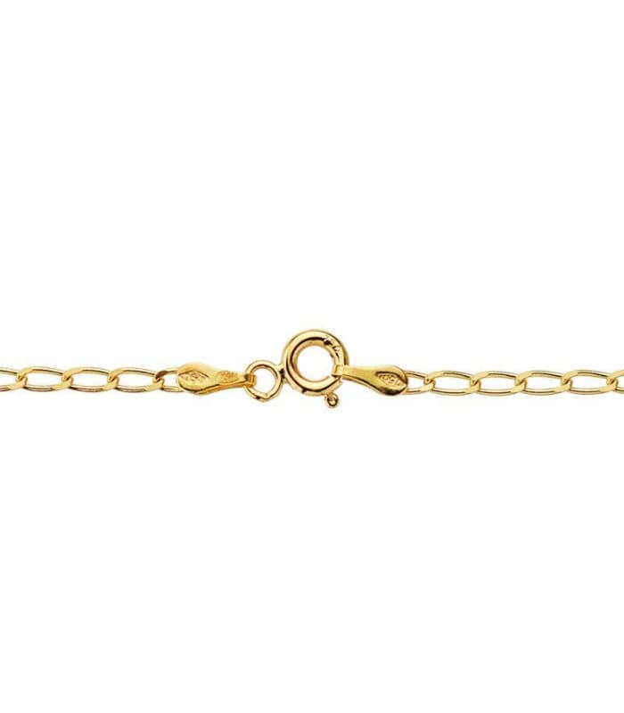 Cadena eslabones bilbao, 2 mm 9 Ktes 45cm
