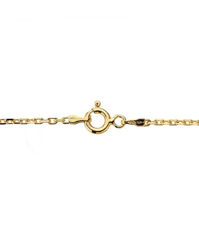 Catena forzatina 1,5 mm oro 9 Kt 50cm