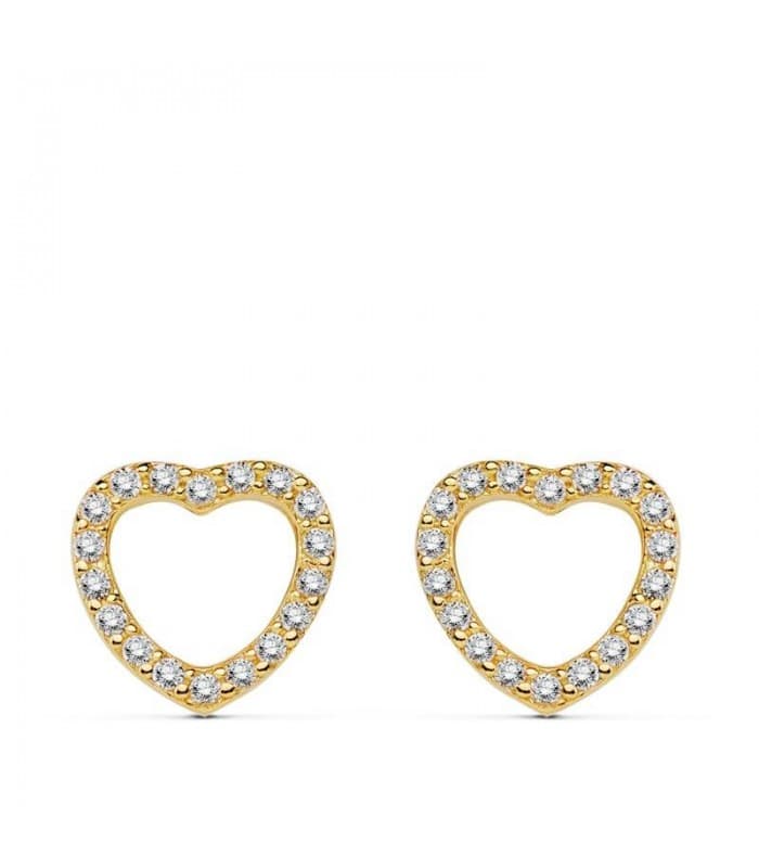 Pendiente oro amarillo Marena 18 Ktes