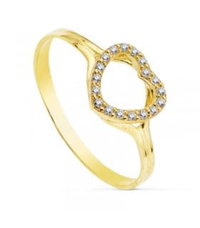 Damenring Gelbgold 18K 20730-2