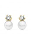 Orecchini perle coltivate Kalila oro giallo 18 Kt 6 MM