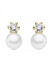 Orecchini Kalila Perle coltivate oro giallo 18 Kt 9 mm