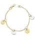 Pulsera Oro bicolor 18k Teddy