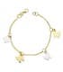 Pulsera oro amarillo 18k Mariposas