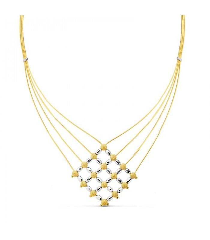 Gargantilla oro mujer diseño elegante