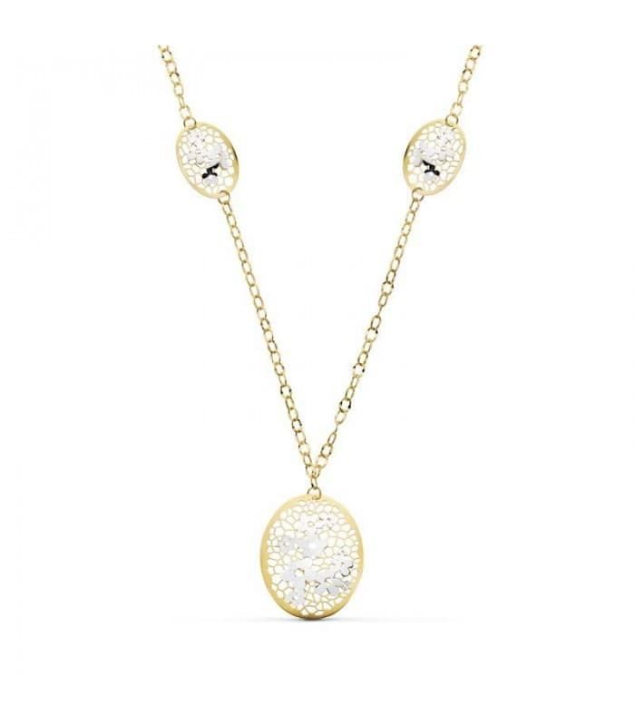 Collier or bicolore 18k Gentle breeze