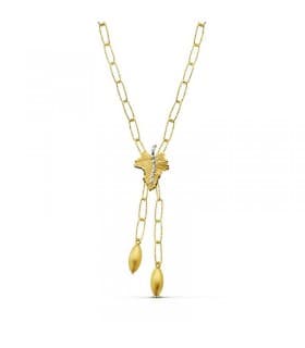 Gargantilla oro bicolor mujer
