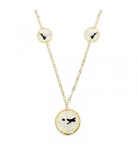 Collar oro mariposas Sweet butterfly
