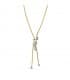 Gargantilla oro bicolor 18k White Snake serpiente con circonitas