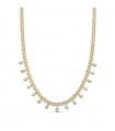 Collier or jaune 18k Zircon Tears