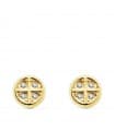 Boucles d'oreilles pour fille or 18k Olalla cercle