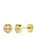 Boucles d'oreilles pour fille or 18k Olalla cercle