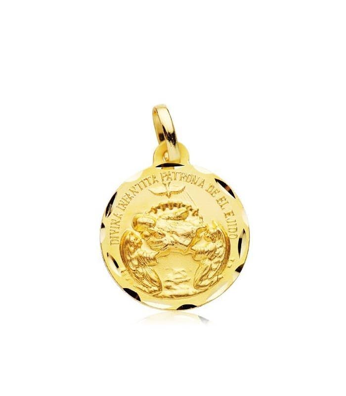 Médaille or 18K Vierge Divine Infantita