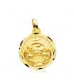 Médaille Vierge Divine Infantita Or 18K 18 mm