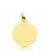 Médaille or 18K Vierge Divine Infantita Bijou personnalisable