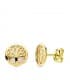 Ohrstecker Baum des Lebens Symbol - Ohrringe 750 Gelbgold 188078 Lebensbaum Perlmutt