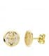 Pendientes de mujer oro 18k mano de fátima de nácar
